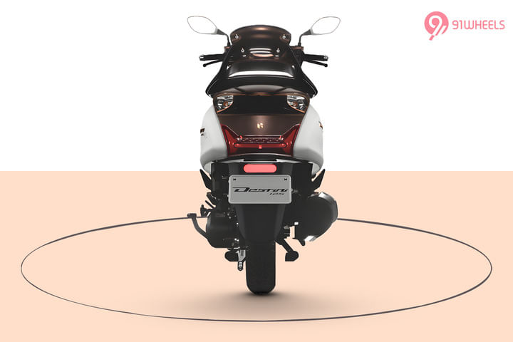 Hero Destini 125 Rear View