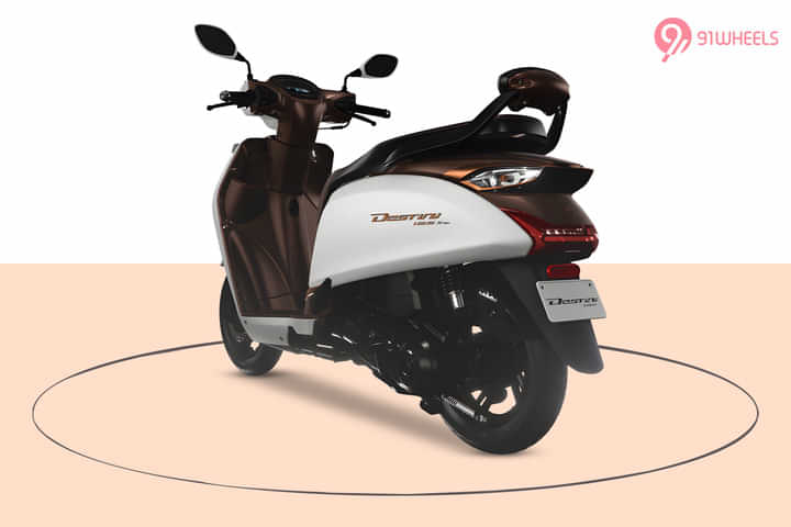 Hero Destini 125 Left Rear Three Quarter Hero Destini 125 Left Rear Three Quarter