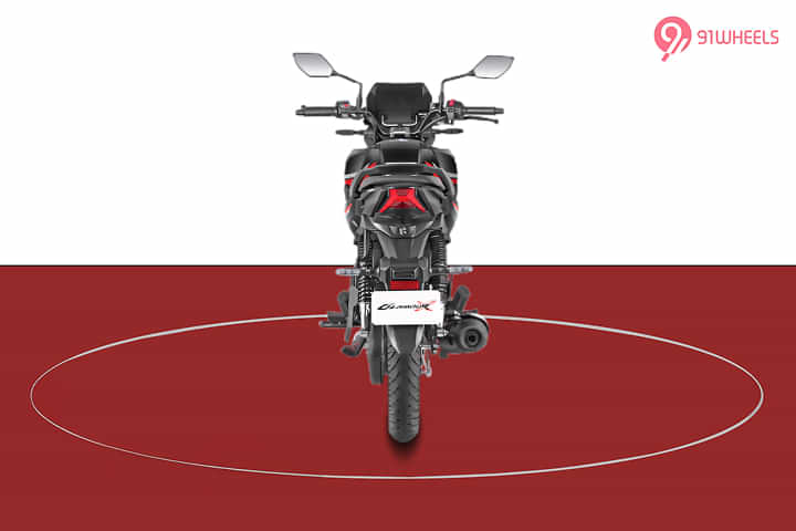 Hero Glamour X Rear View Hero Glamour X Rear View