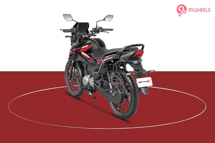 Hero Glamour X 125 Left Rear Three Quarter