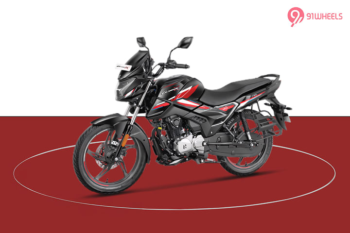 Hero Glamour X Left Front Three Quarter