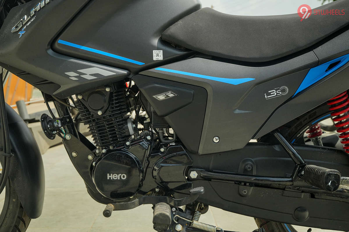 Hero Glamour Xtec Engine From Left