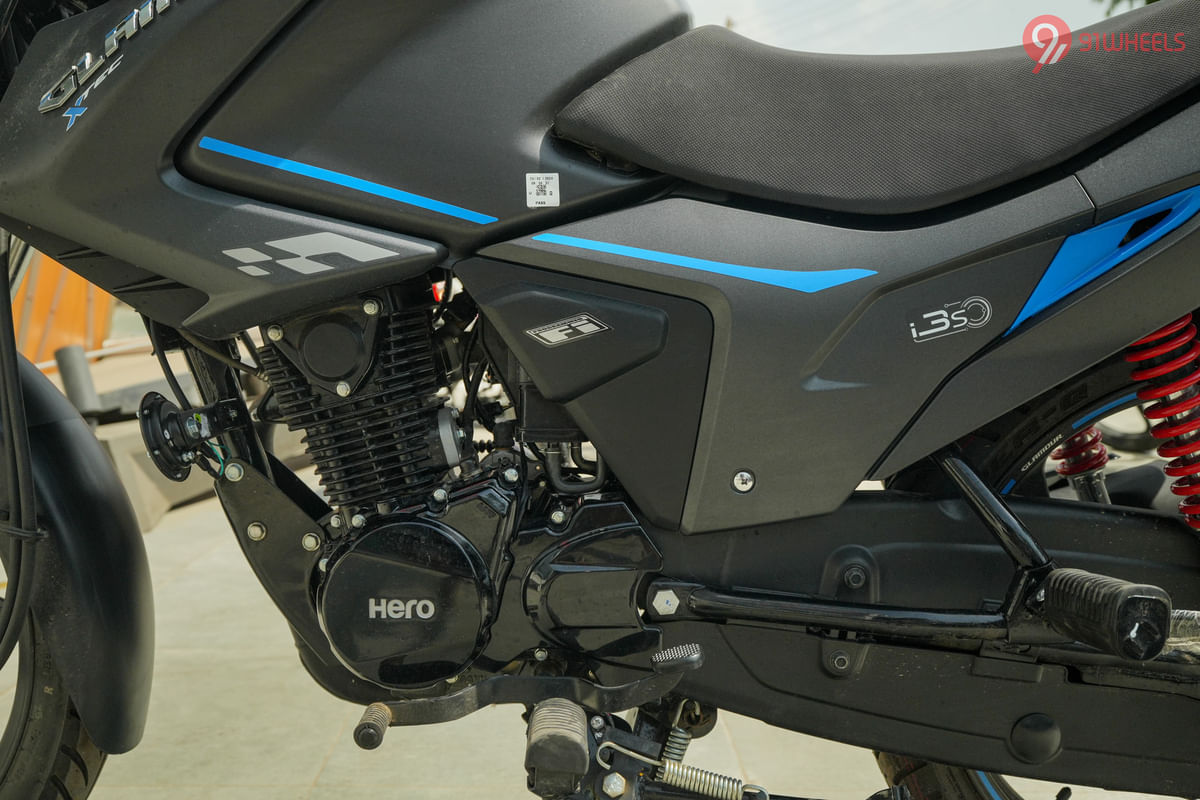 Hero Glamour Xtec Engine From Left