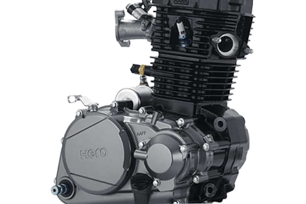 Hero Glamour Xtec Engine From Right