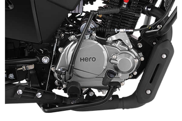 Hero Glamour Xtec Engine From Right