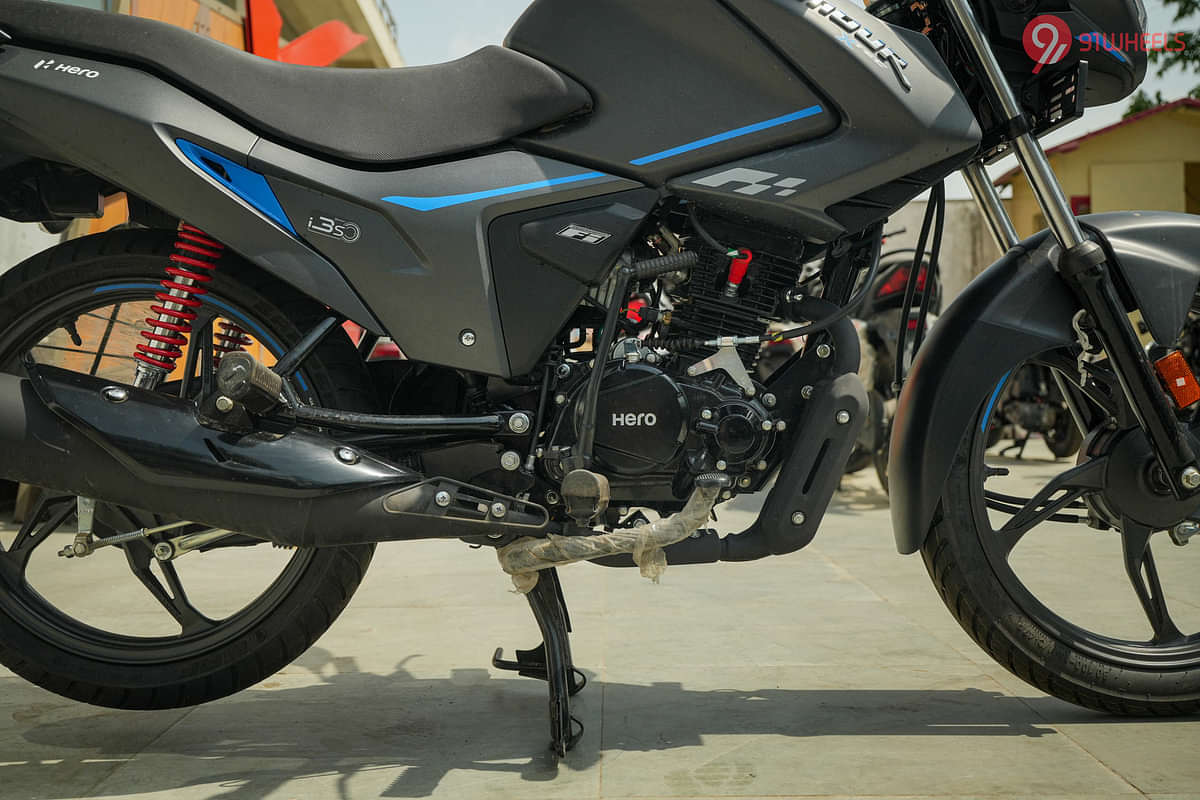 Hero Glamour Xtec Engine From Right