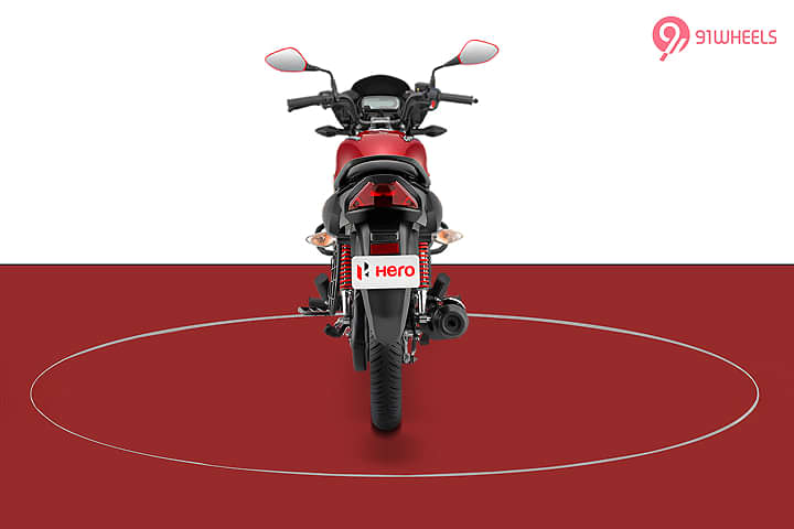 Hero Glamour Rear View