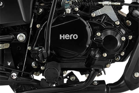 Hero Glamour New Drum Engine From Right