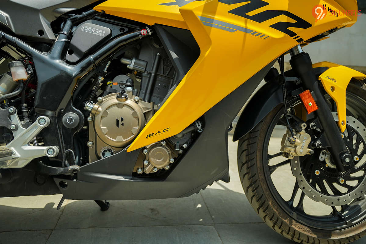 Hero Karizma XMR Battery Compartment