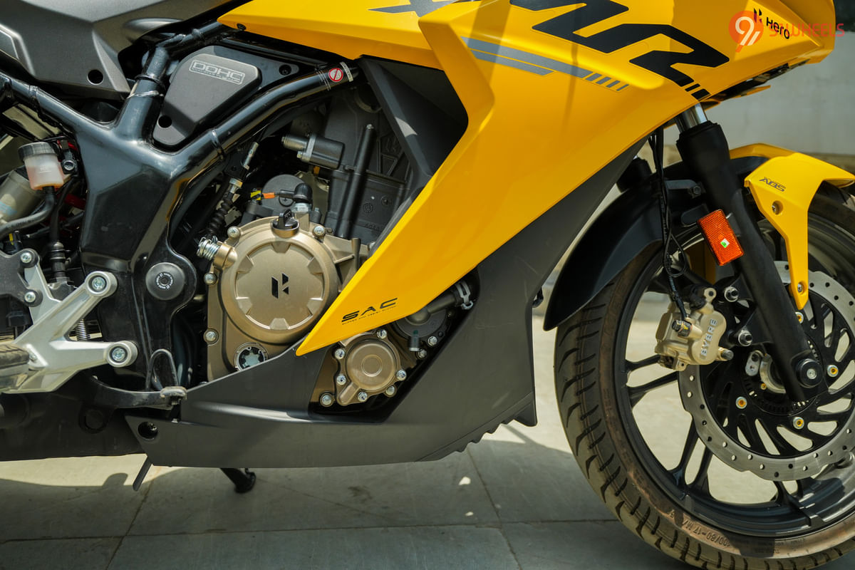 Hero Karizma XMR Battery Compartment