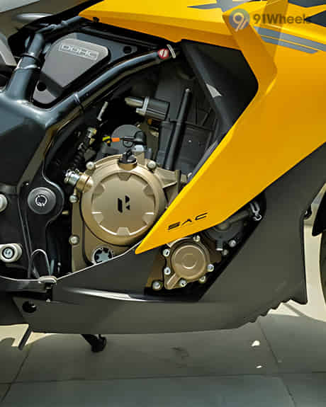 Karizma XMR Engine From Right
