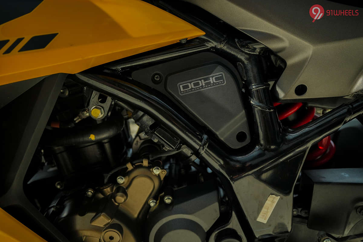 Hero Karizma XMR Engine From Left