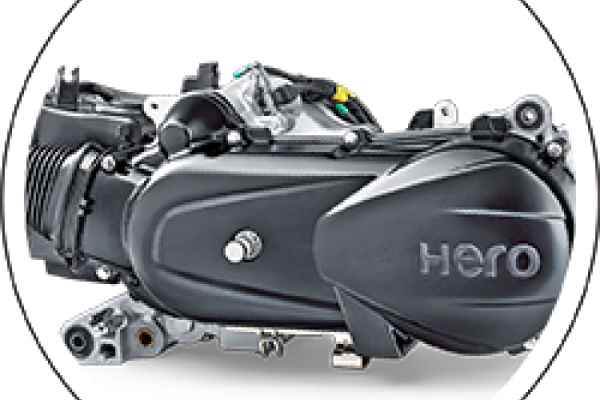Hero Maestro Edge 125 2021-2023 Engine From Left