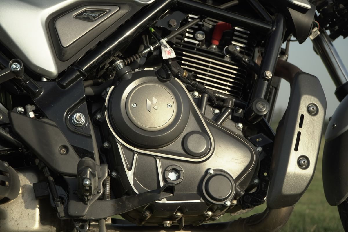 Hero Mavrick 440 Engine From Right