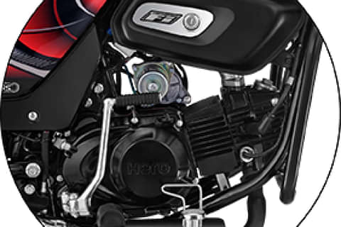 Hero Passion Plus 2023 STD Engine From Right