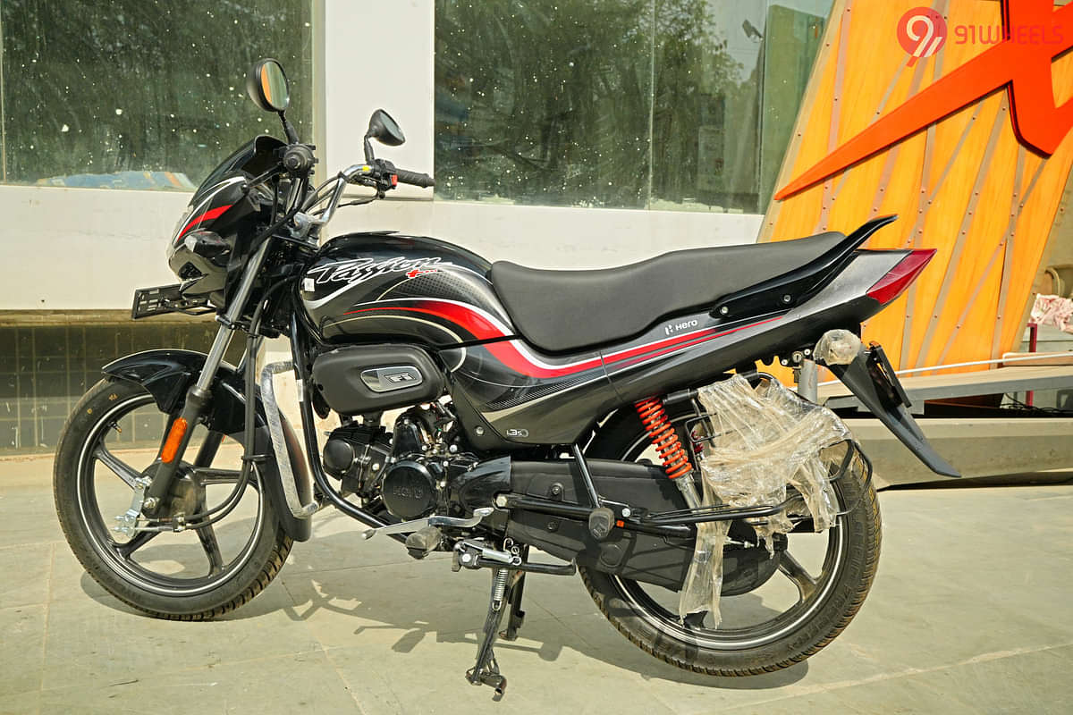 Hero Passion Plus Left Rear Three Quarter