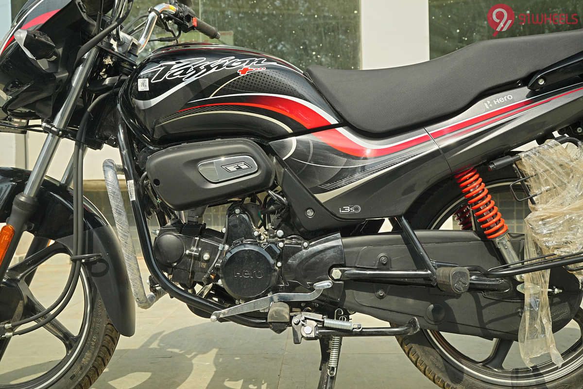 Hero Passion Plus Engine From Left