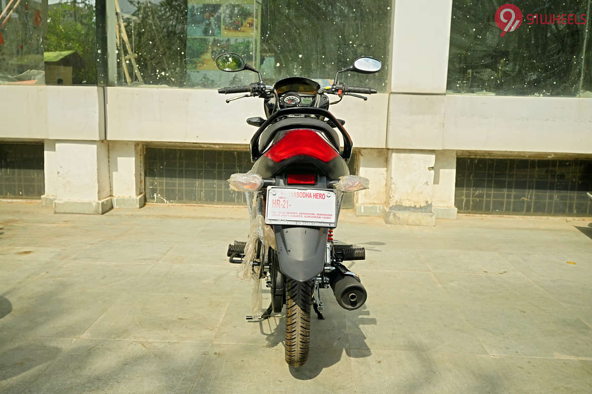 Hero Passion Plus Rear View