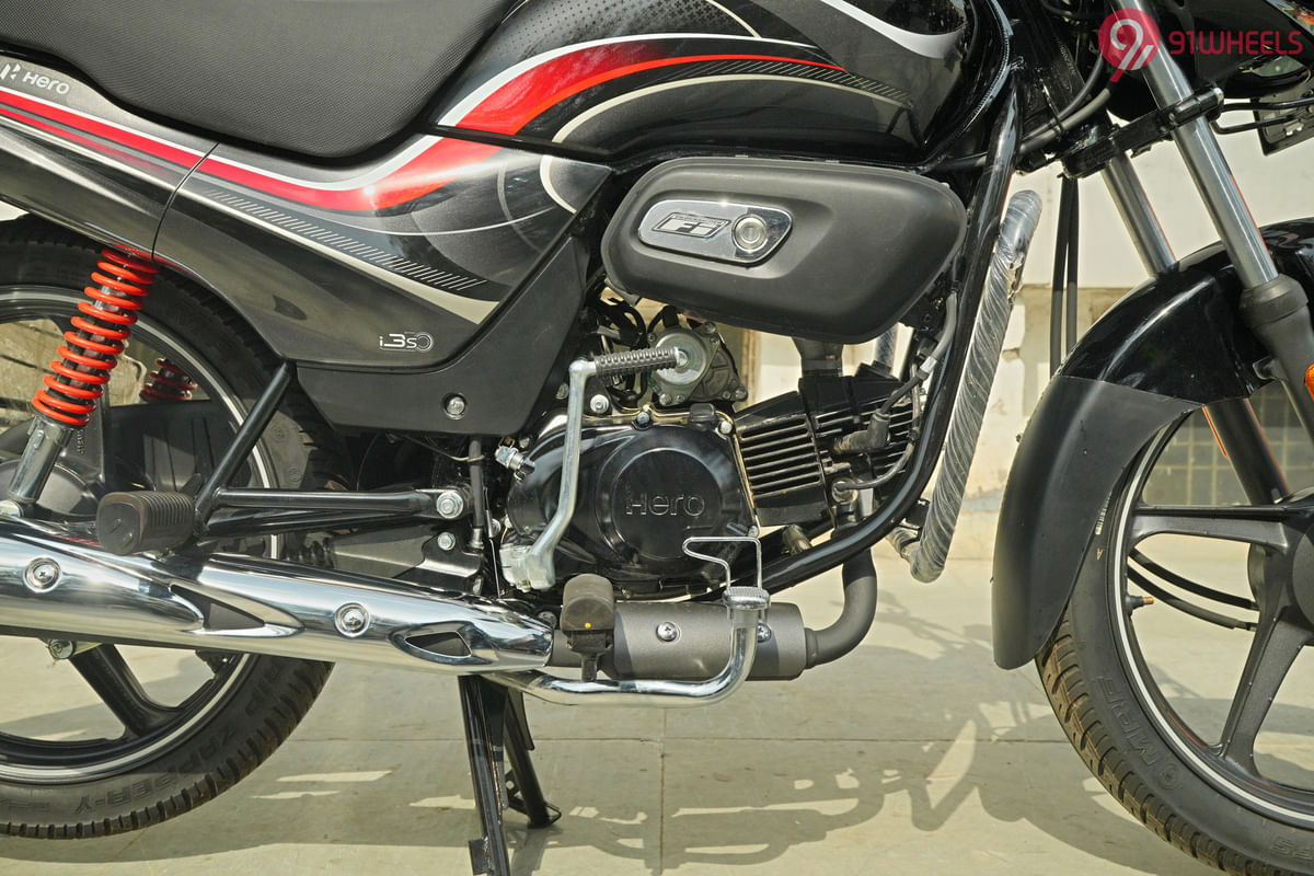 Hero Passion Plus Engine From Right