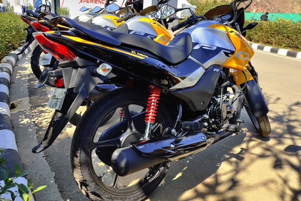 Hero Passion Pro 2008-2023 Rear Side Profile