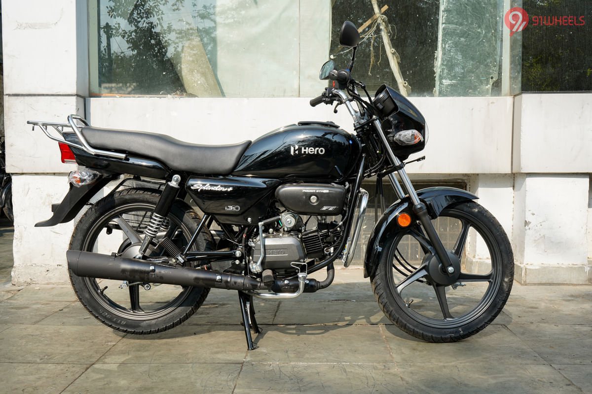 Hero Splendor Plus Right Side View