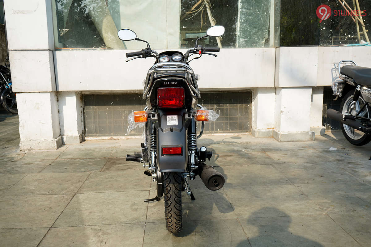 Hero Splendor Plus Rear View