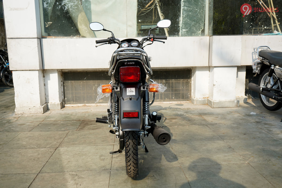 Hero Splendor Plus Rear View