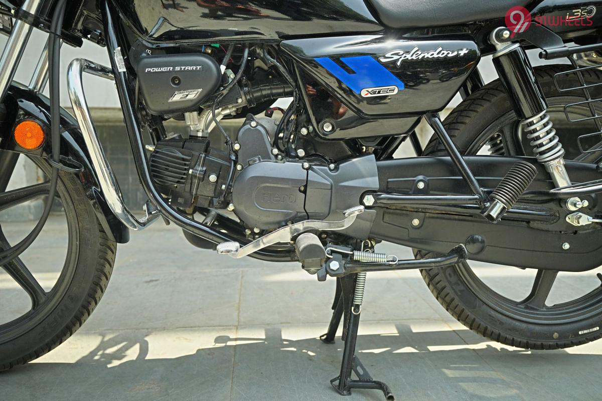 Hero Splendor Plus Xtec Engine From Left