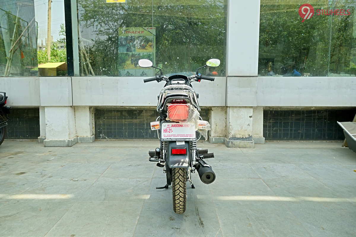 Hero Splendor Plus Xtec Rear View