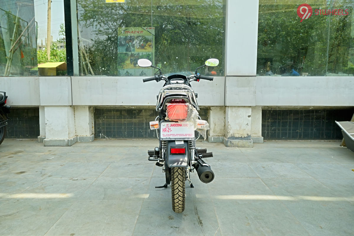 Hero Splendor Plus Xtec Rear View