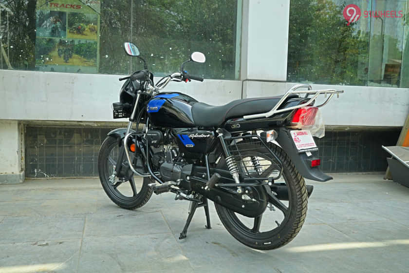Hero Splendor Plus Xtec Left Rear Three Quarter