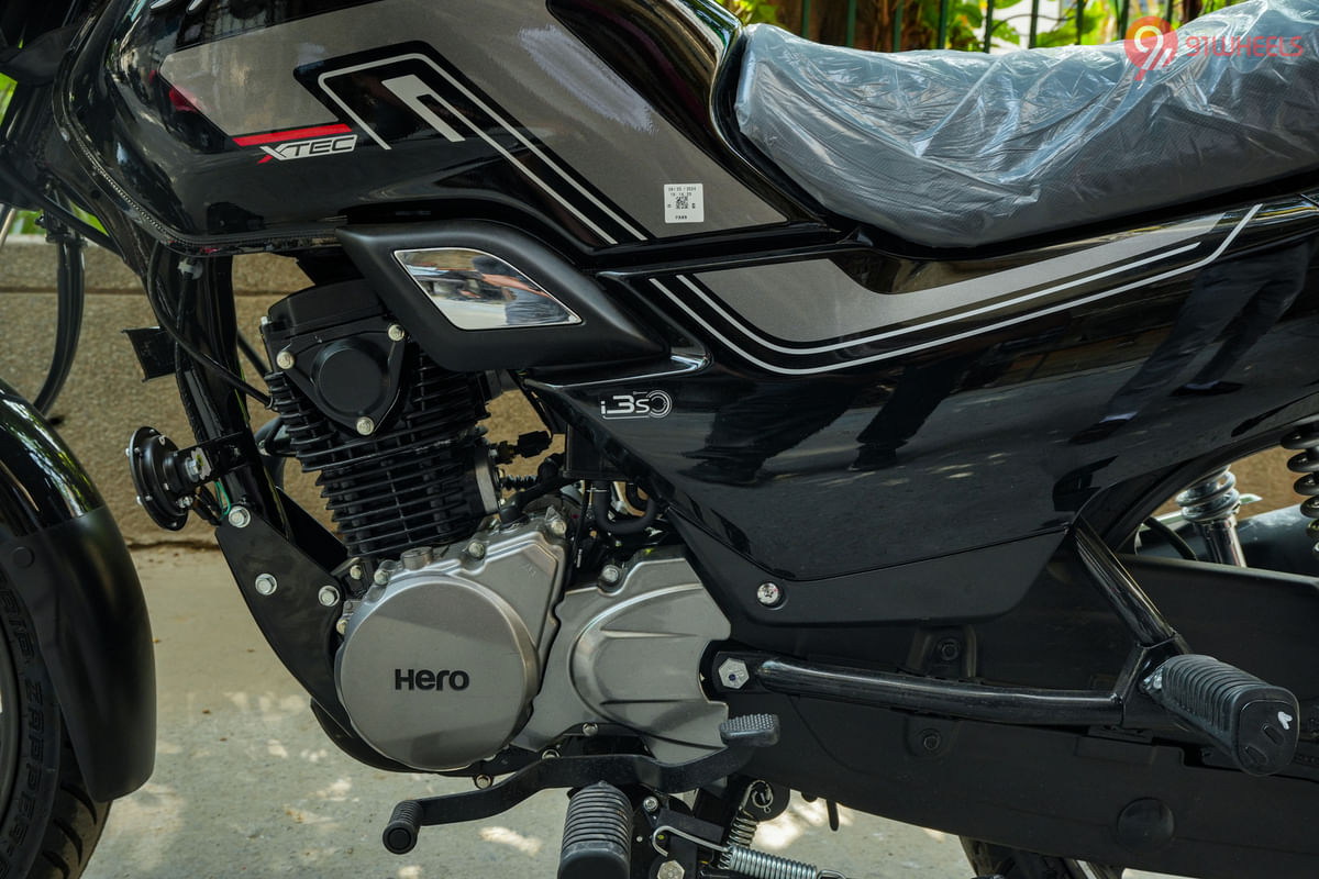 Hero Super Splendor Xtec Engine From Left