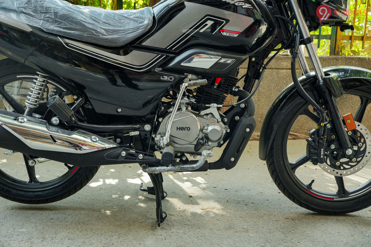 Hero Super Splendor Xtec Engine From Right