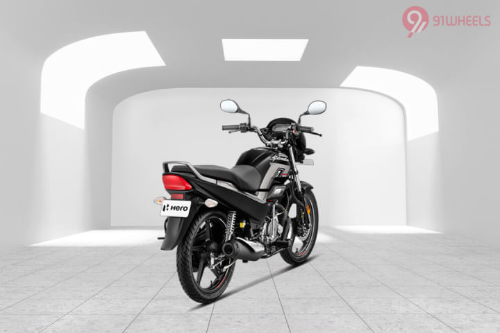 Hero Super Splendor Right Rear Three Quarter