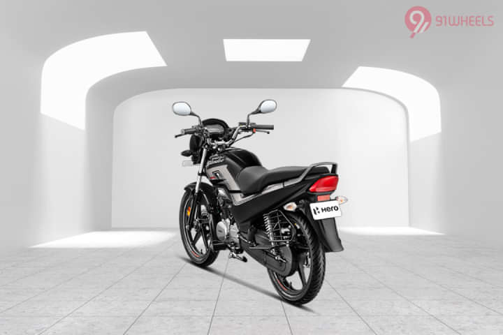 Hero Super Splendor Left Rear Three Quarter