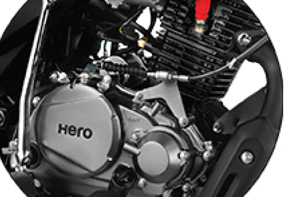 Hero Super Splendor 2021-2025 Engine From Right