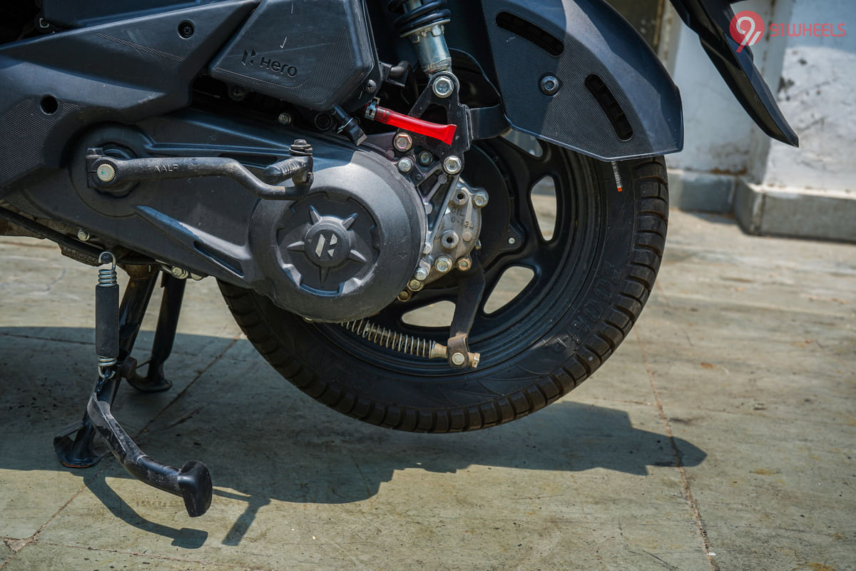 Hero Xoom 110 Engine From Left