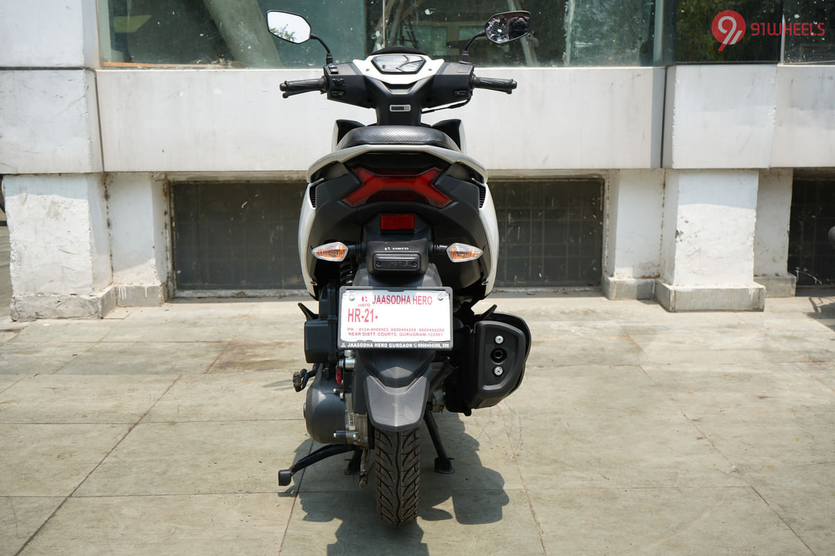 Hero Xoom 110 Rear View
