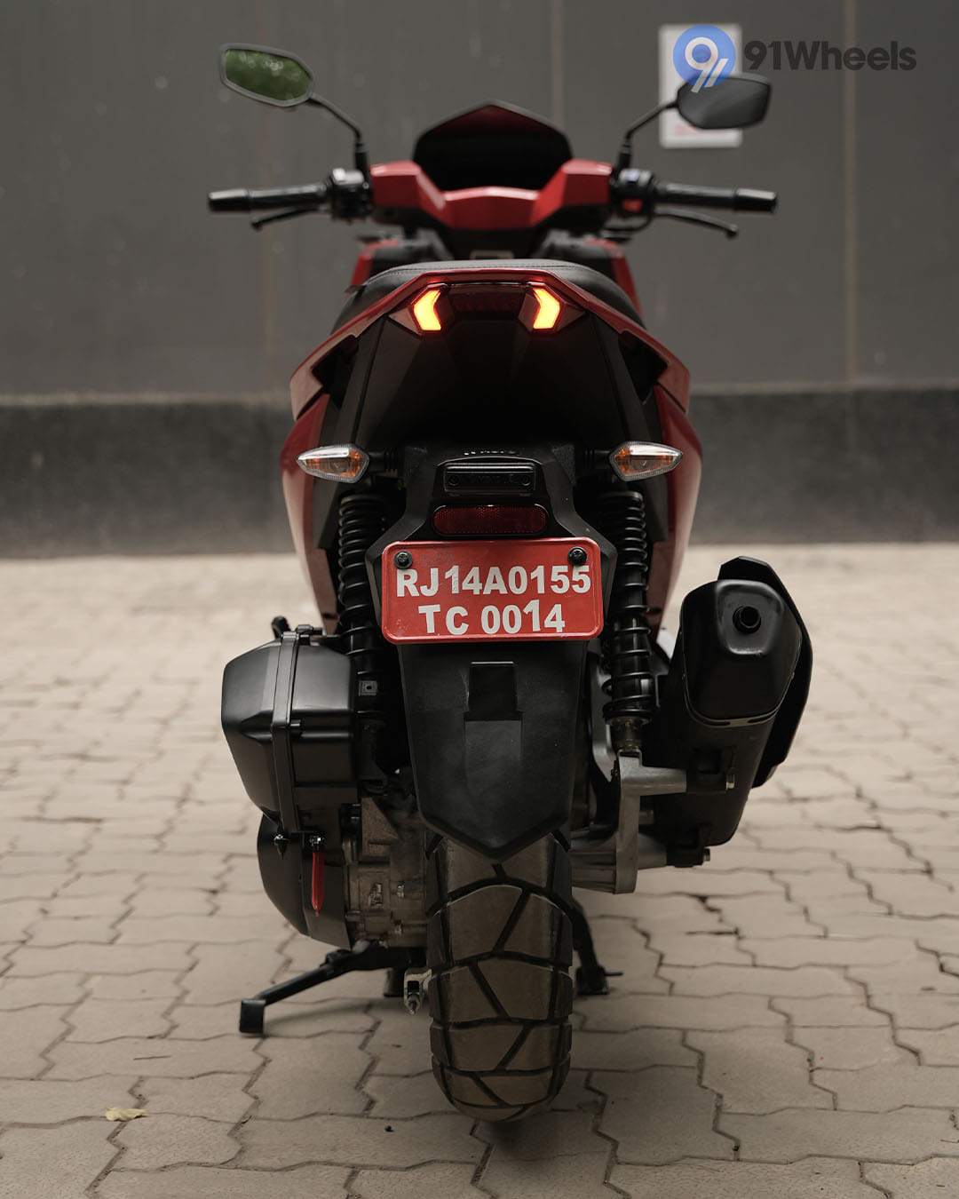 Hero Xoom 160 Rear View