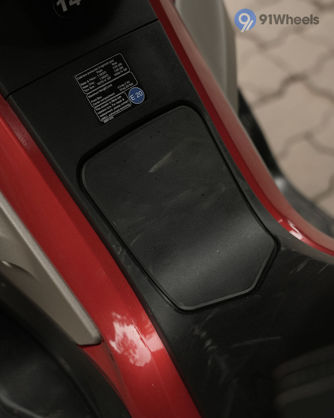 Hero Xoom 160 Closed Fuel Lid