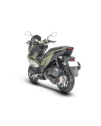 Hero Xoom 160 Left Rear Three Quarter