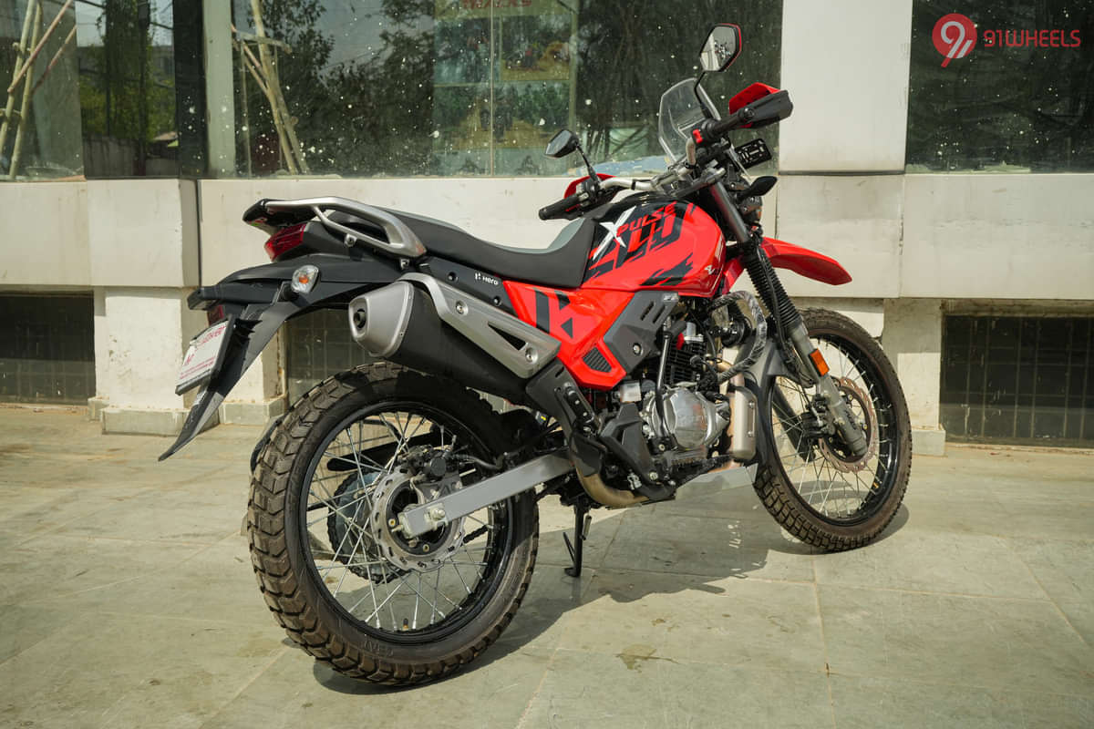 Hero Xpulse 200 4V Right Rear Three Quarter