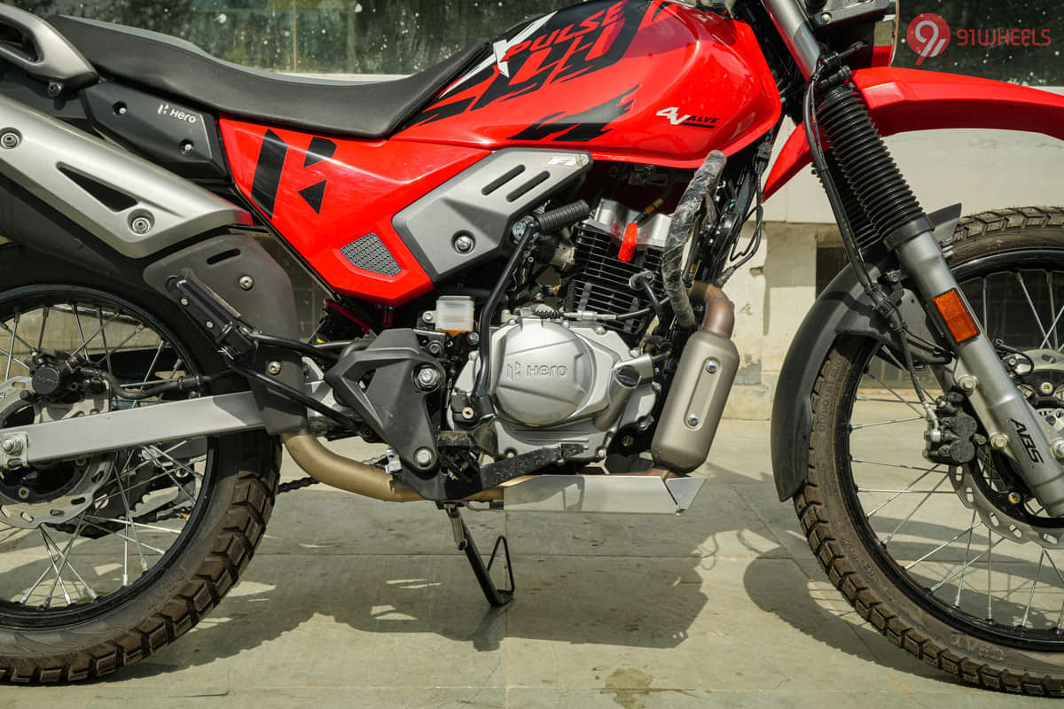 Hero Xpulse 200 4V Engine From Right