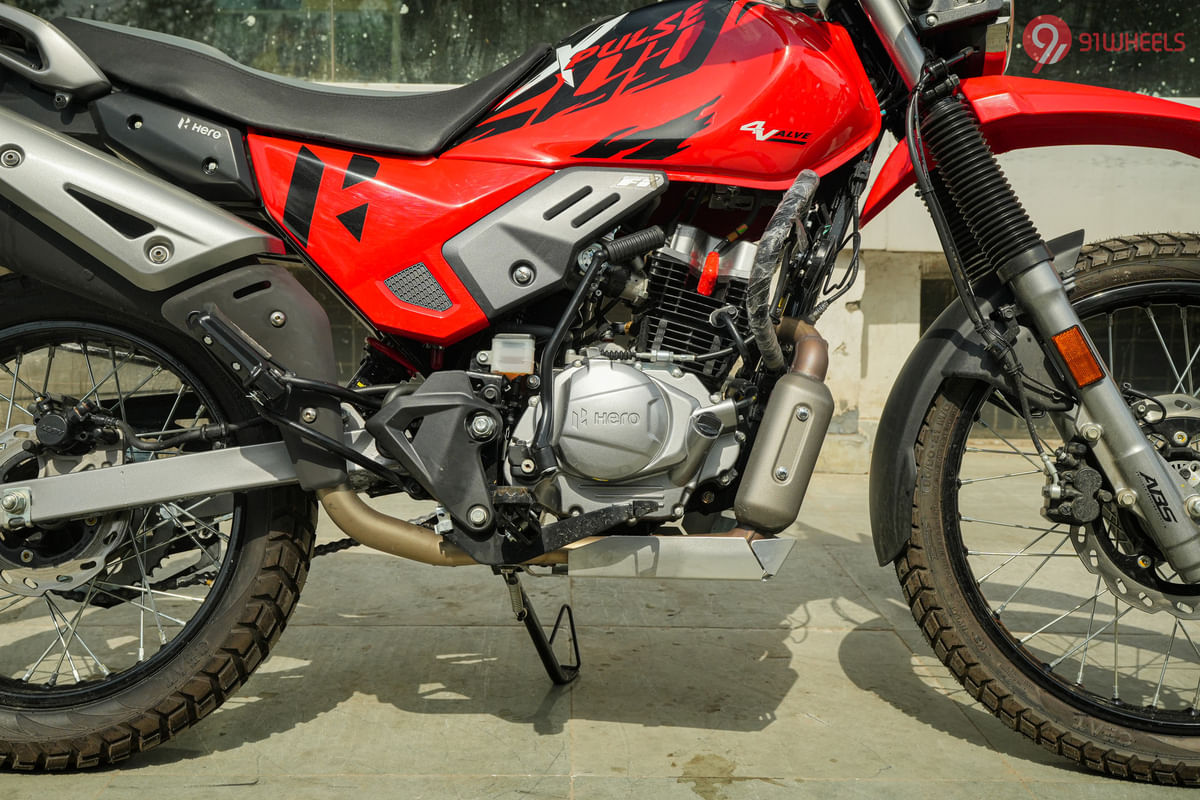 Hero Xpulse 200 4V Engine From Right