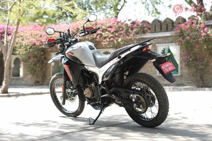 Hero Xpulse 210 Left Rear Three Quarter Hero Xpulse 210 Left Rear Three Quarter