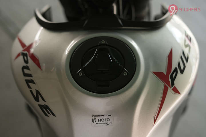 Hero Xpulse 210 Closed Fuel Lid