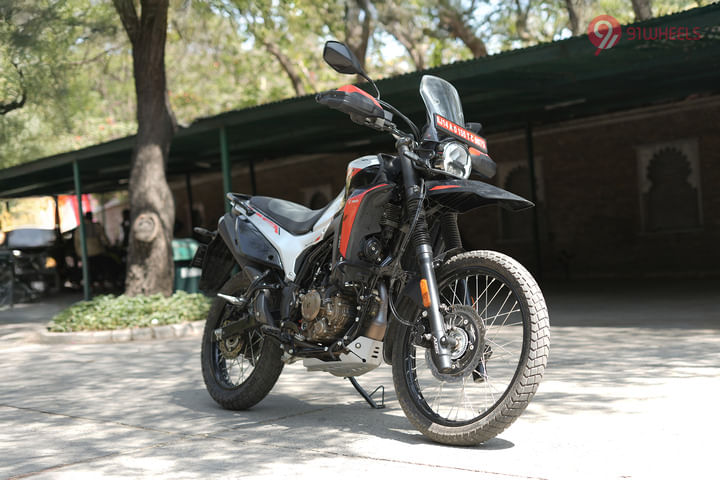 Hero Xpulse 210 Right Front Three Quarter
