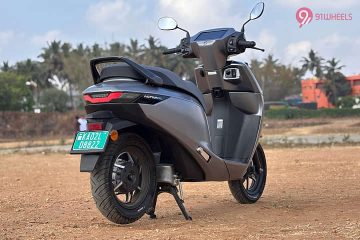 Honda Activa EV Right Rear Three Quarter