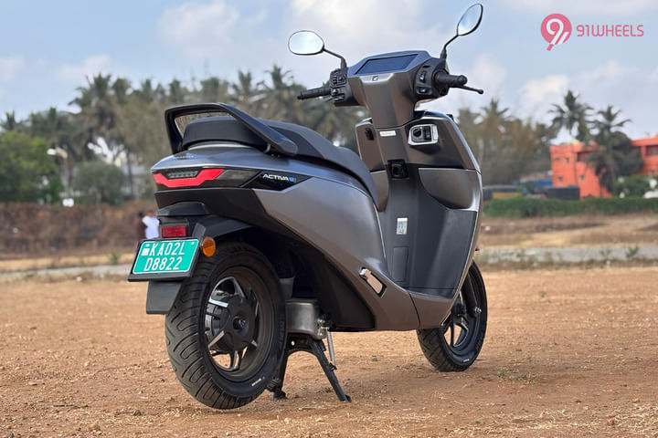 Honda Activa EV Right Rear Three Quarter