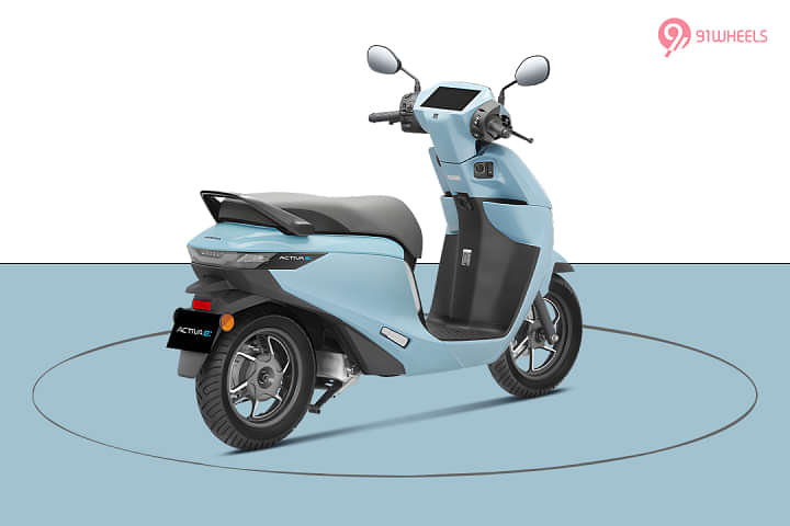 Honda Activa EV Right Rear Three Quarter